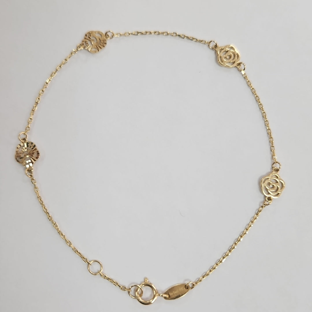 PULSERAS DAMA ORO 14K 1.3 (NUEVO)