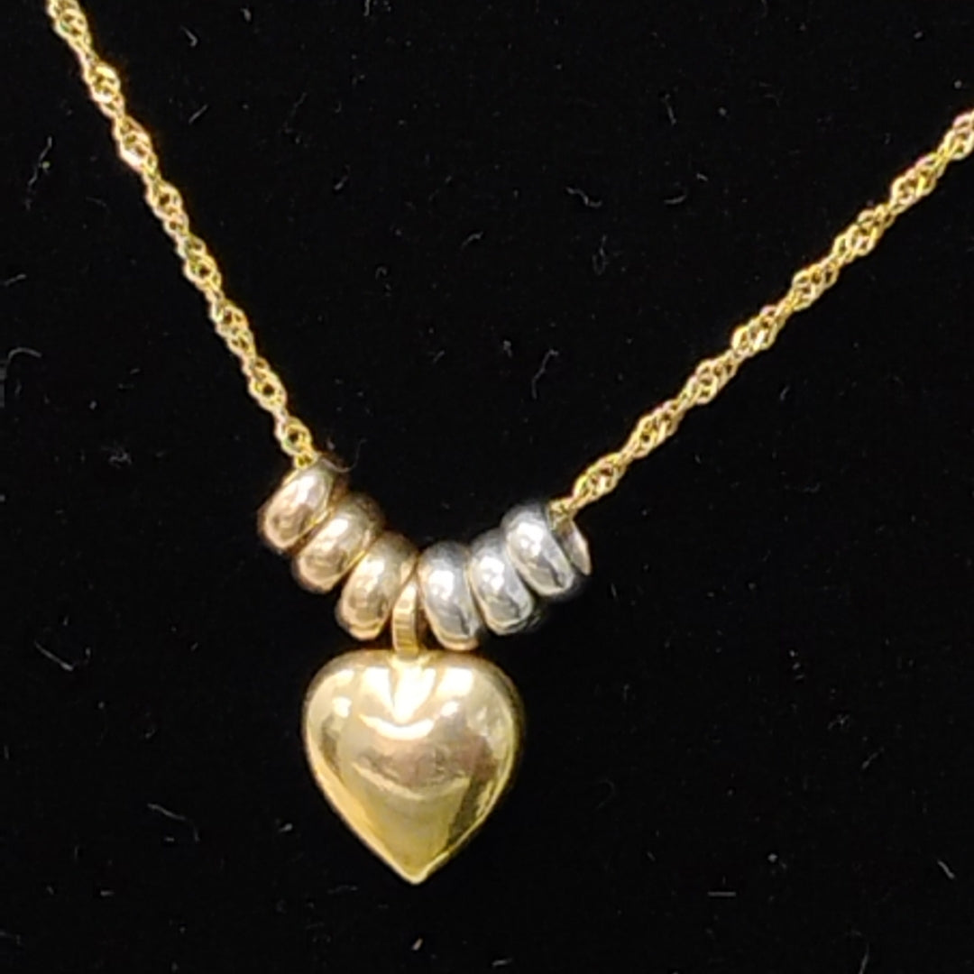 DIJE,GARGANTILLA ORO,ORO COMBINADO 14 K 1,50 GRMS (SEMINUEVO)