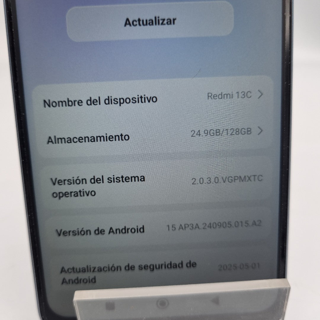 CELULAR XIAOMI REDMI 13C 2311DRN141 (2023) 128 GB 6 GB RAM (SEMINUEVO)