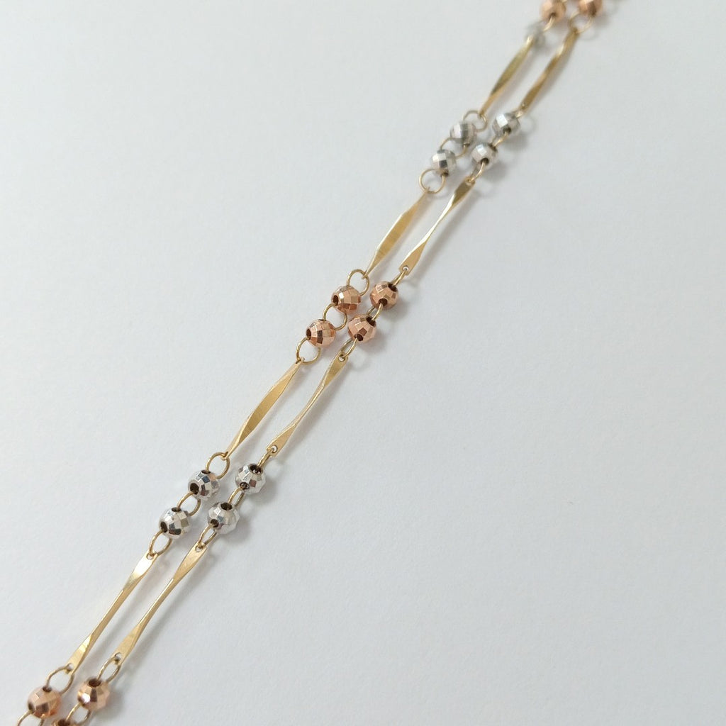CADENA ORO,RODIADO 10 K 3,60 GRMS (SEMINUEVO)