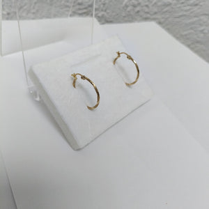 ARRACADAS PAR ORO 14 K 1,80 GRMS (SEMINUEVO)