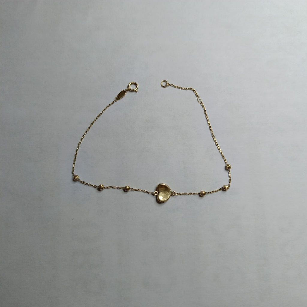 CADENA, PULSERA. ORO. 14 K 1.3 GRMS (SEMINUEVO)