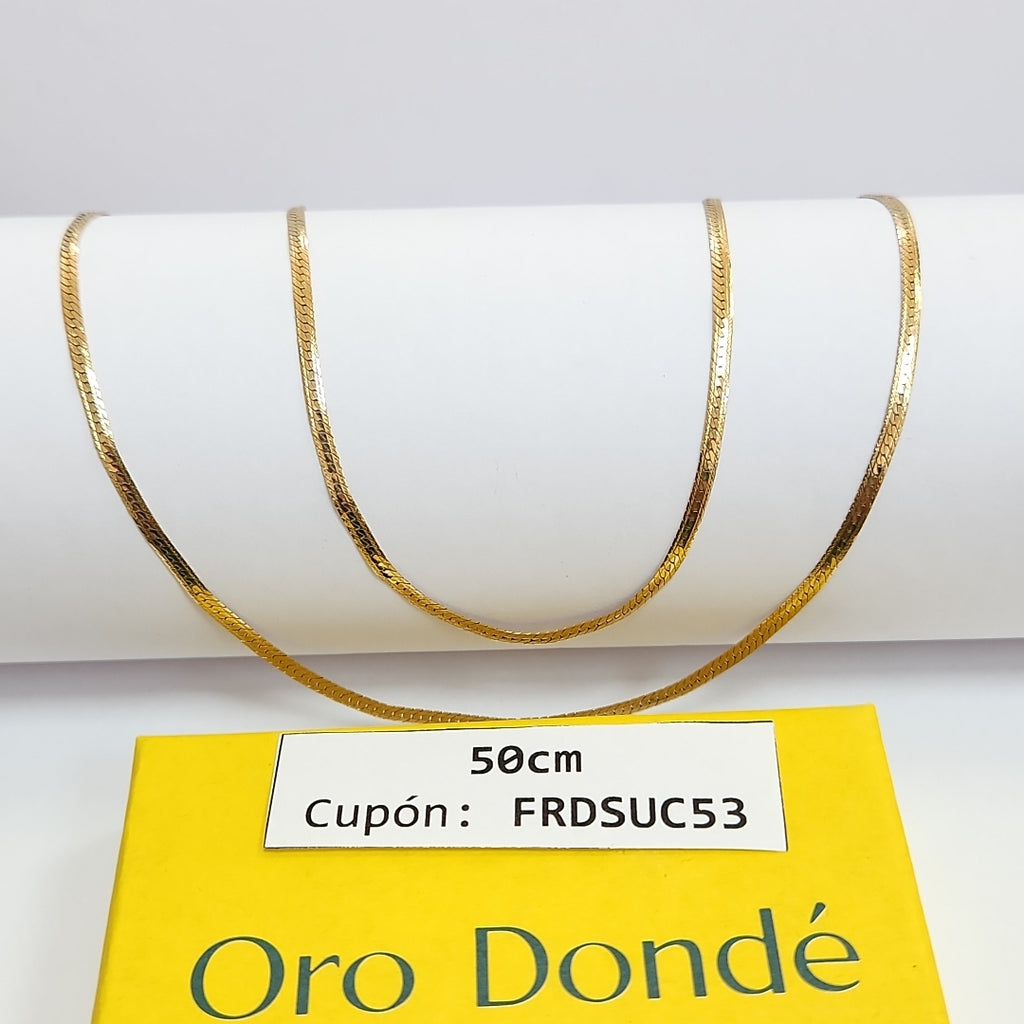 CADENA ORO 14 K 3,60 GRMS (SEMINUEVO)