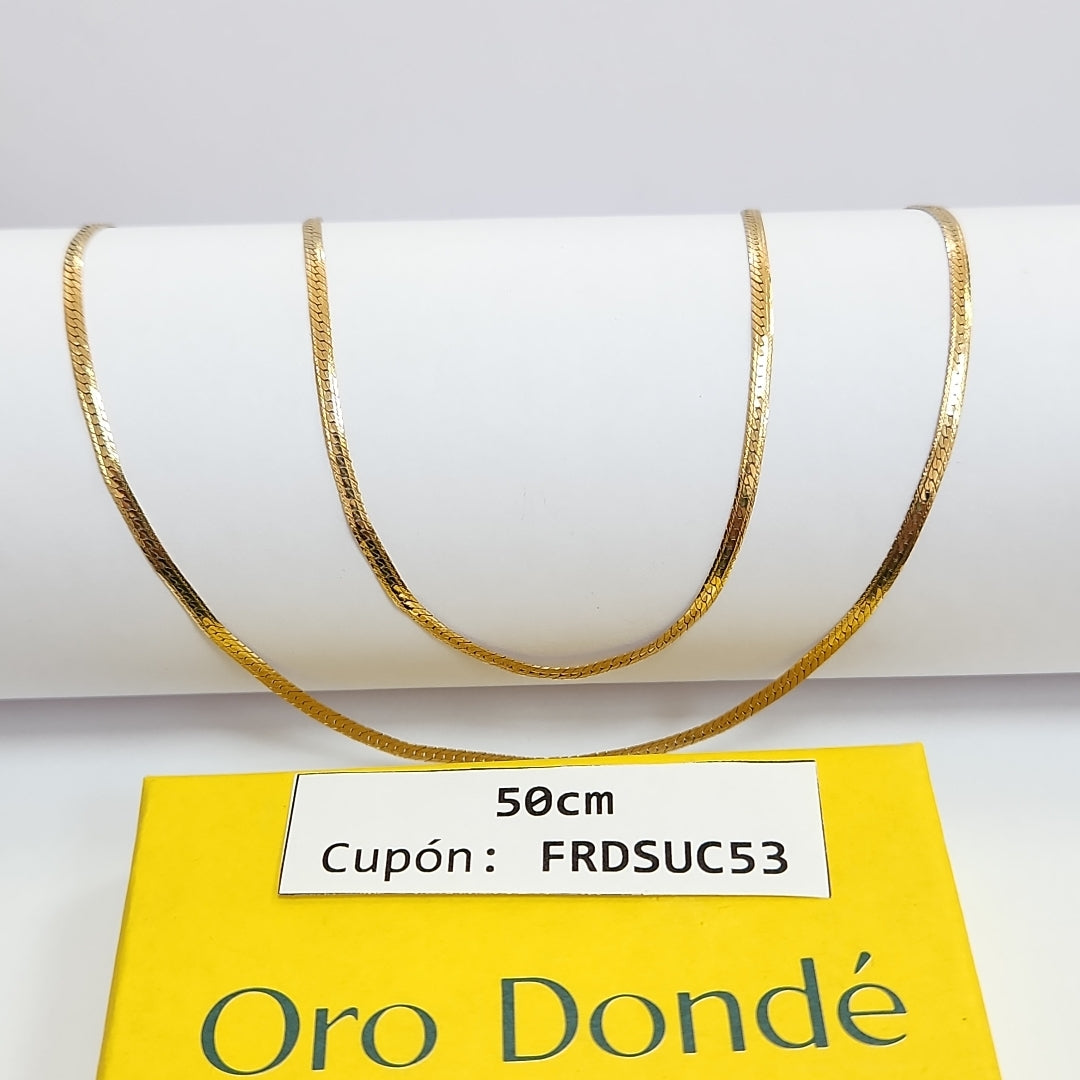 CADENA ORO 14 K 3,60 GRMS (SEMINUEVO)