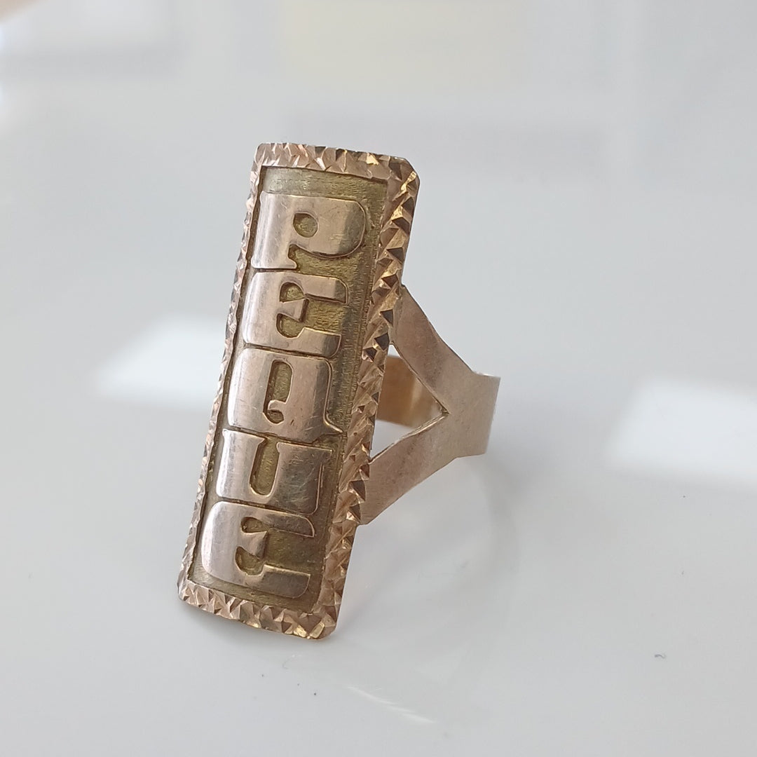 ANILLO. ORO. 8 K 4.1 GRMS (SEMINUEVO)