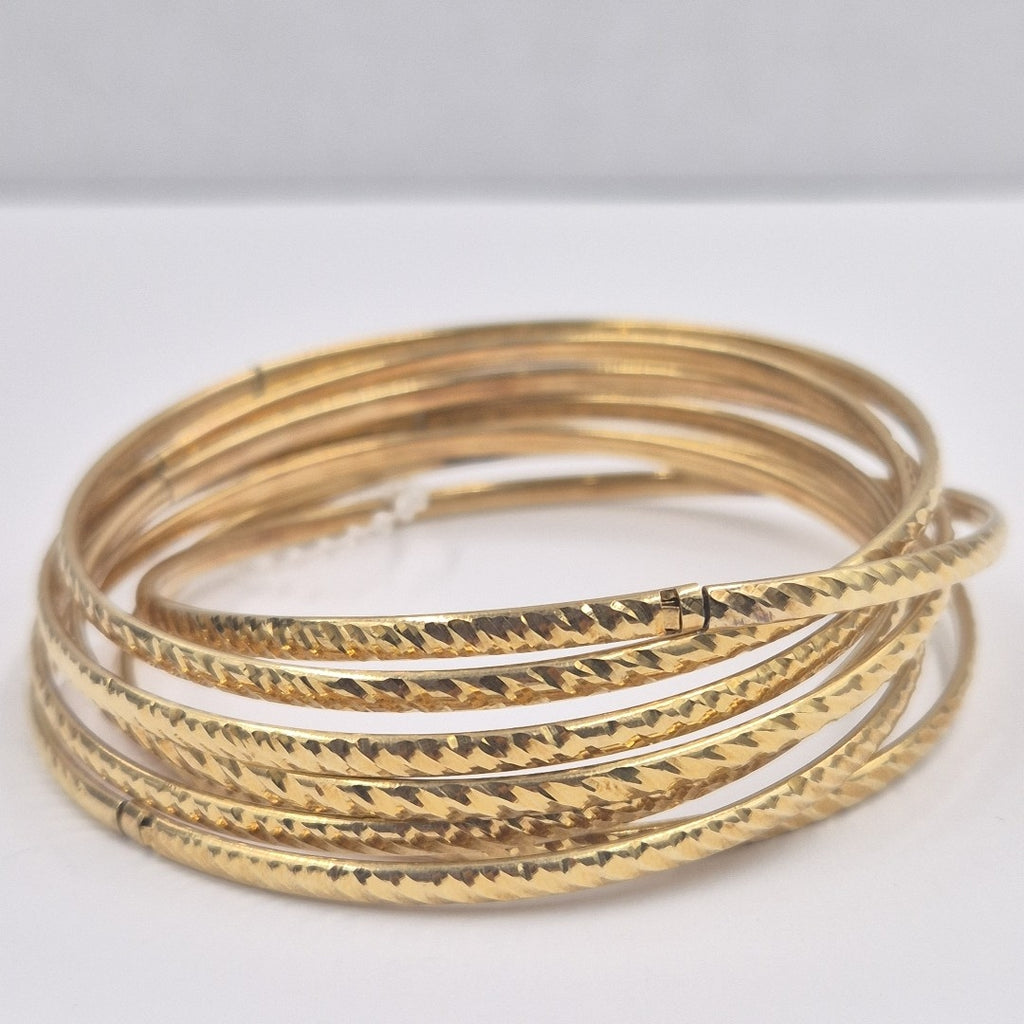 SEMANARIO DE PULSERAS. ORO. 10 K 22.2 GRMS (SEMINUEVO)