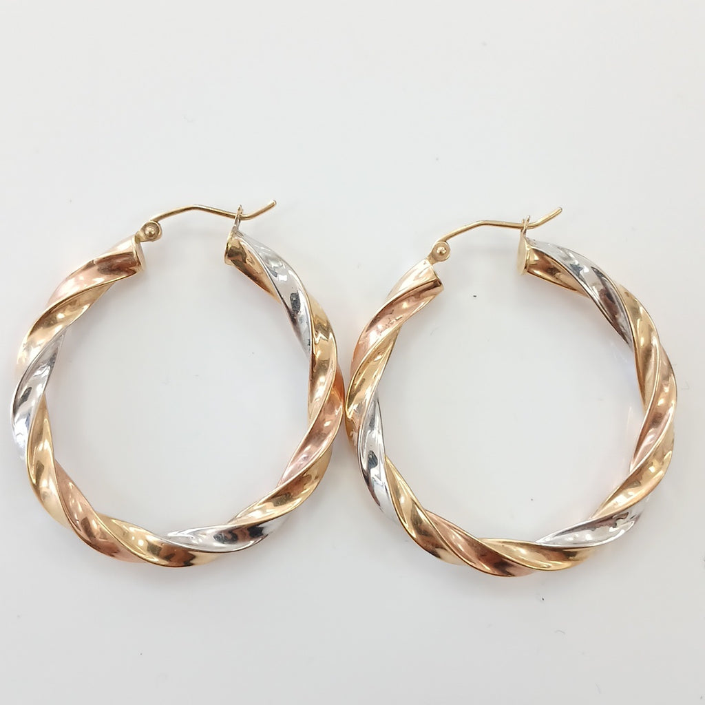 ARETES PAR ORO 14 K 3,10 GRMS (SEMINUEVO)
