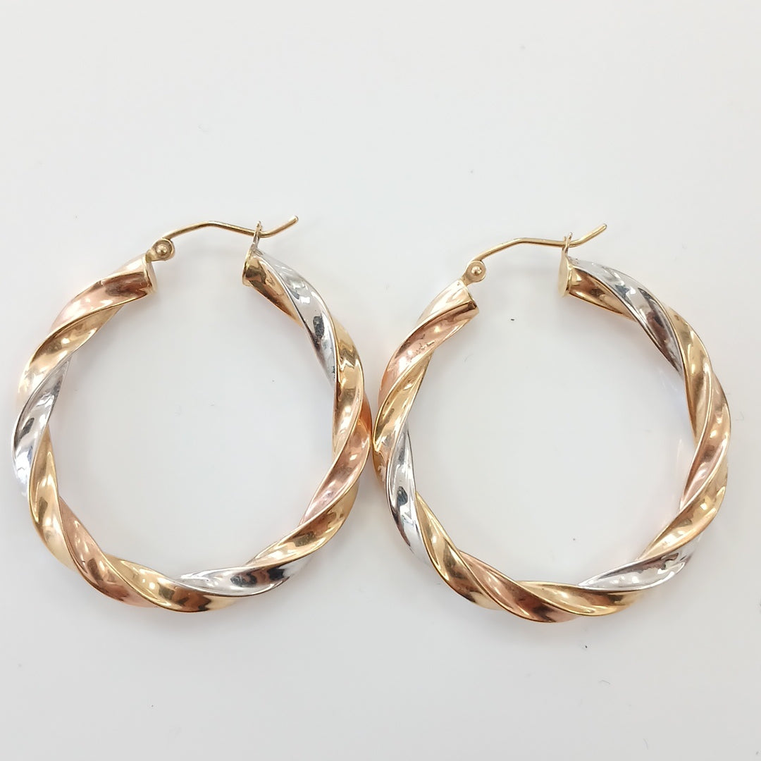 ARETES PAR ORO 14 K 3,10 GRMS (SEMINUEVO)