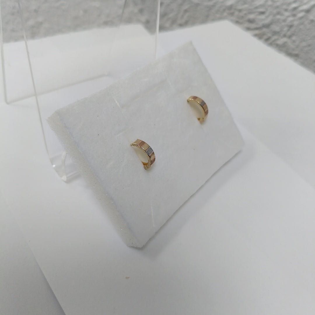 ARRACADAS PAR ORO 14 K 1,20 GRMS (SEMINUEVO)