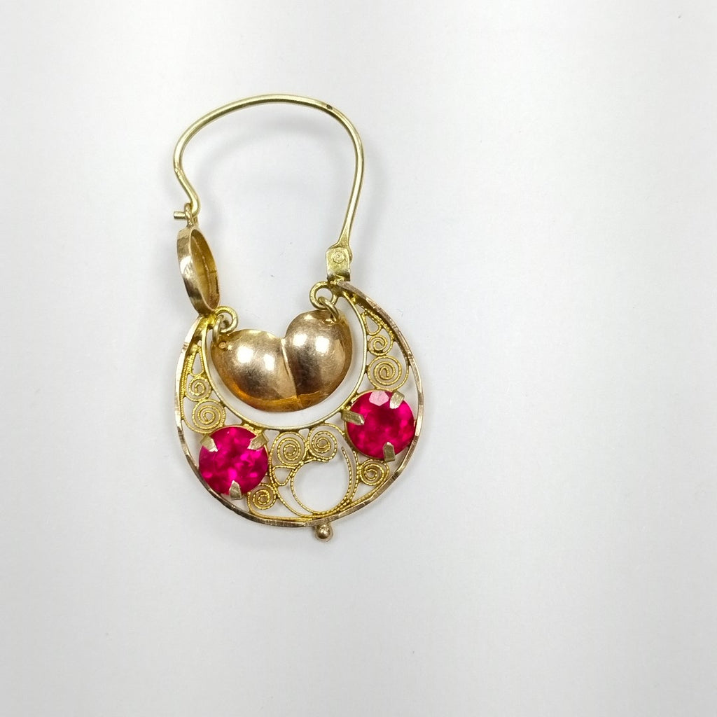 ARETES PAR ORO 10 K 5,40 GRMS (SEMINUEVO)
