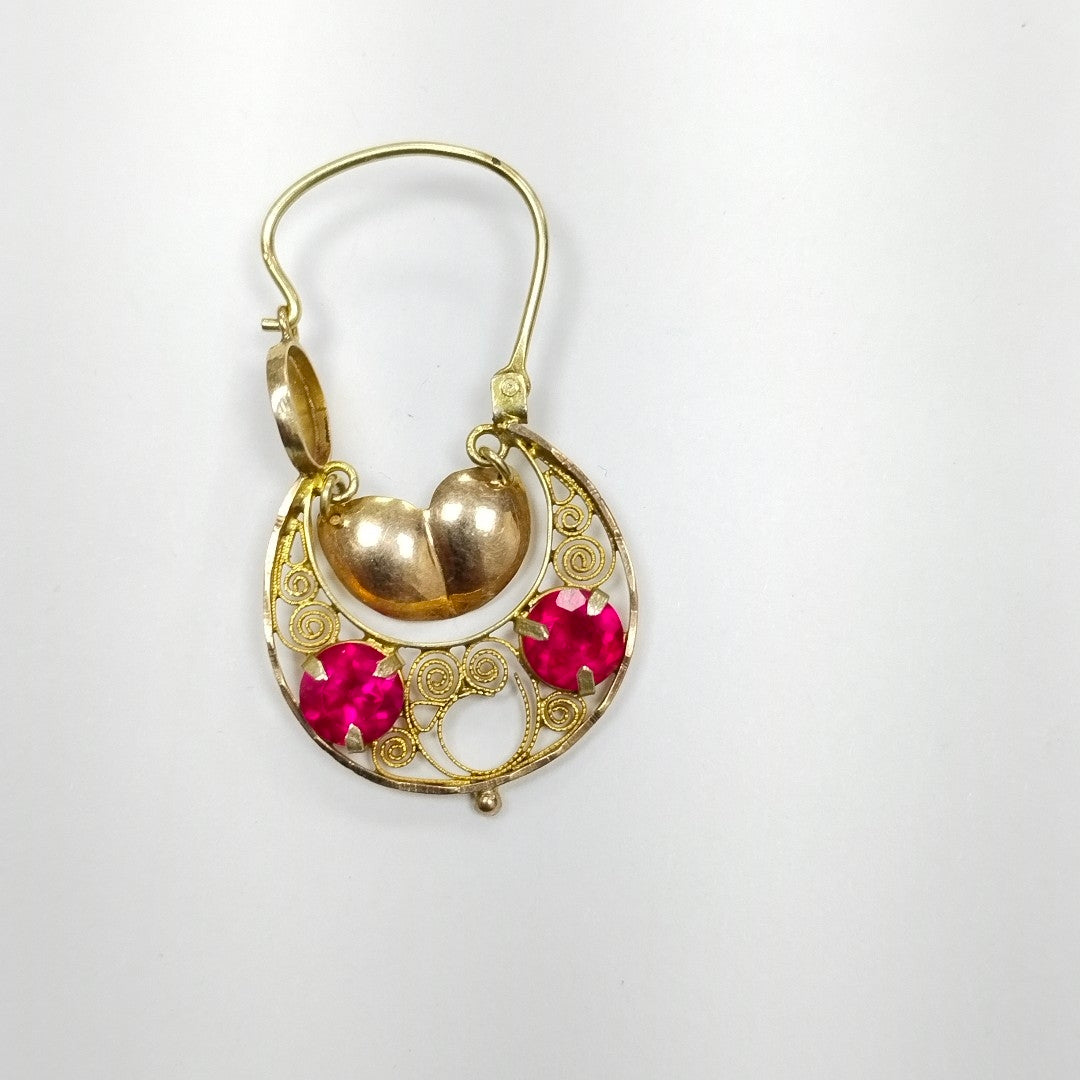 ARETES PAR ORO 10 K 5,40 GRMS (SEMINUEVO)