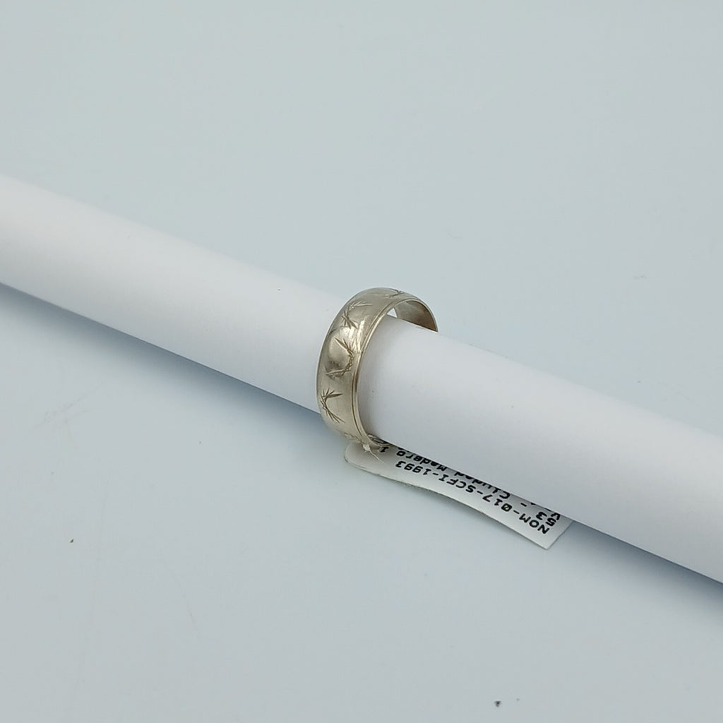 ARGOLLA. ORO BLANCO. 14 K 3.5 GRMS (SEMINUEVO)