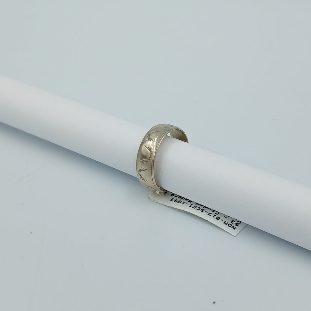 ARGOLLA. ORO BLANCO. 14 K 3.5 GRMS (SEMINUEVO)