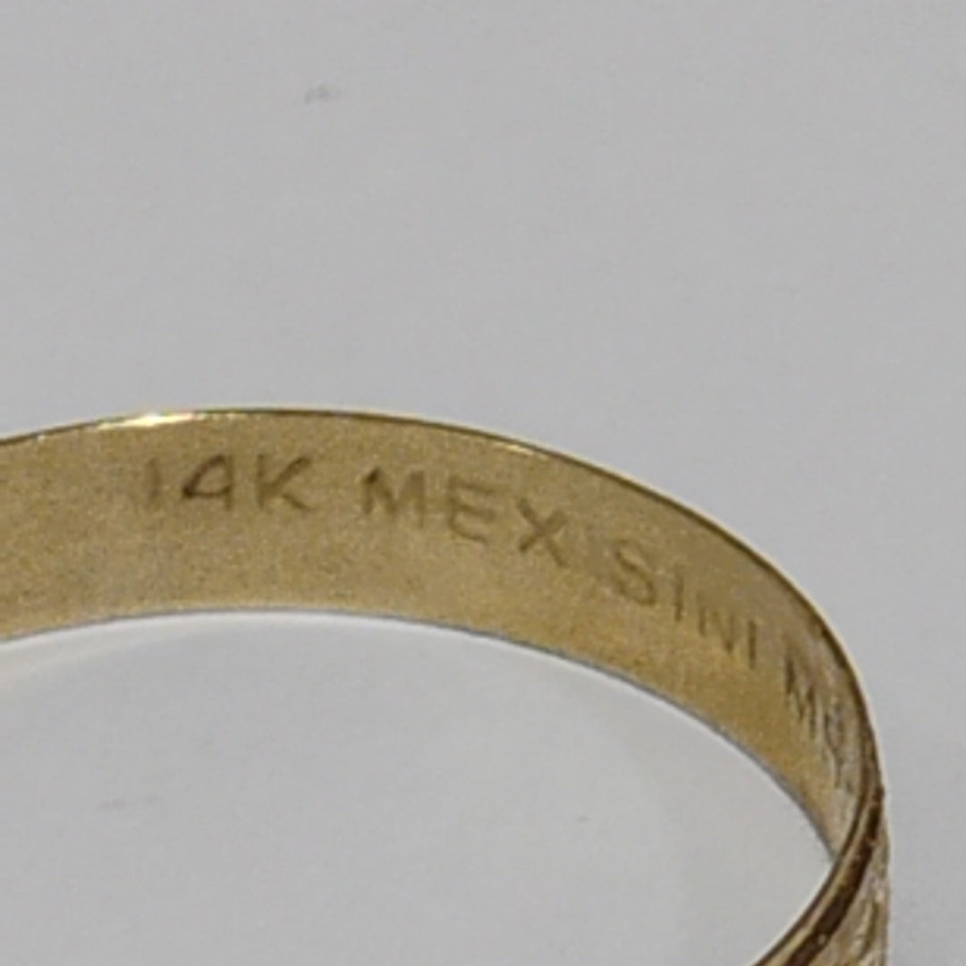 ARGOLLA. ORO. 14 K 1.3 GRMS (SEMINUEVO)