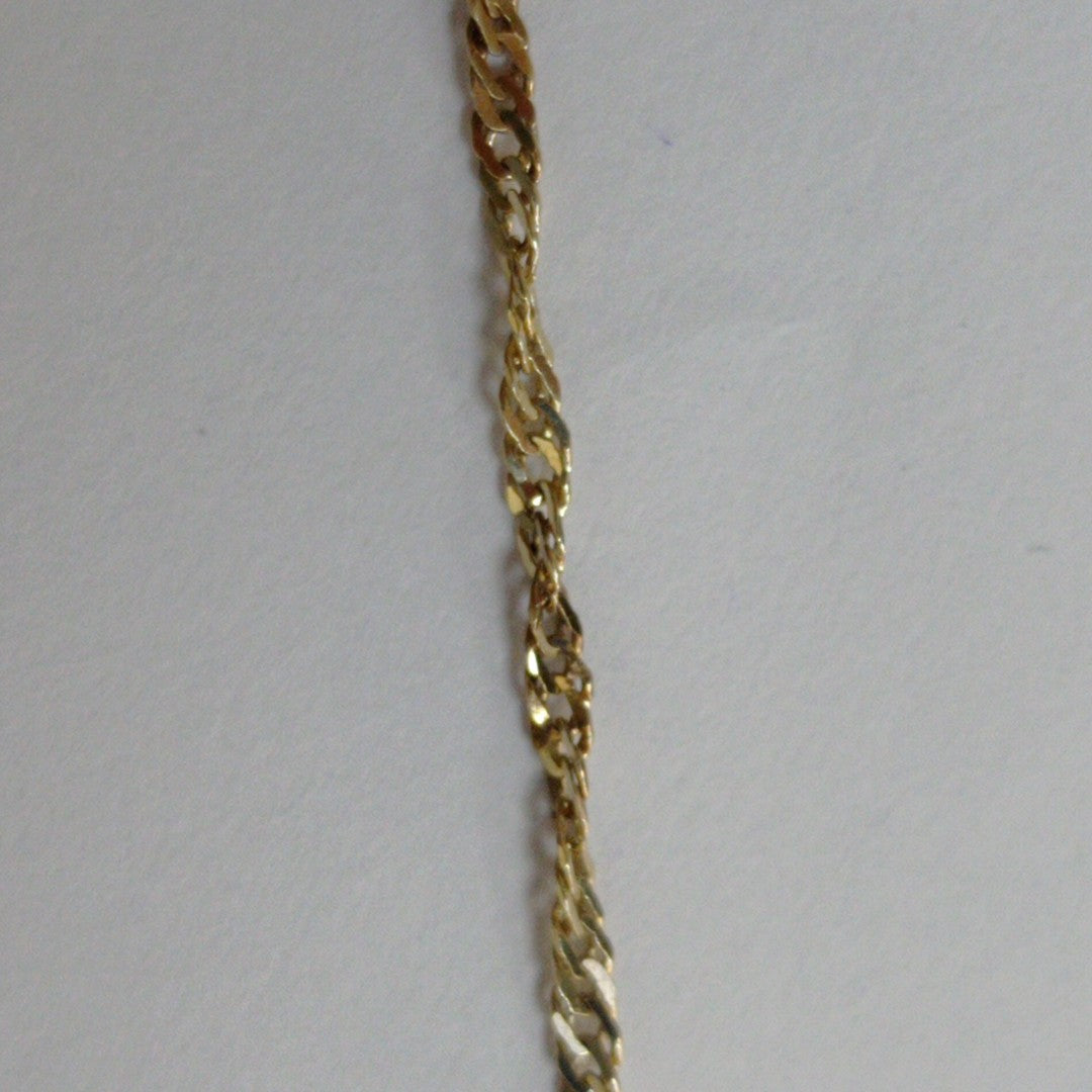 CADENA. ORO, ORO COMBINADO. 14 K 1.9 GRMS (SEMINUEVO)
