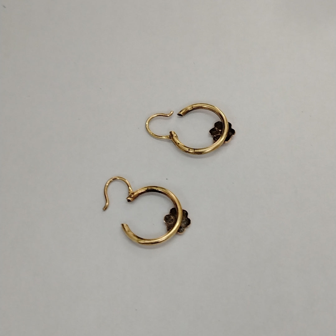 ARRACADAS PAR ORO 8 K 1,40 GRMS (SEMINUEVO)
