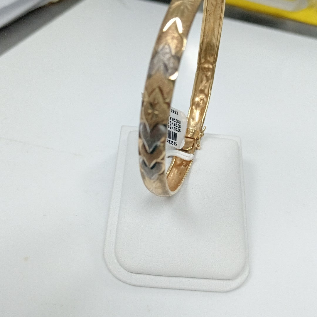 PULSERA RIGIDA ORO 14 K 8,40 GRMS (SEMINUEVO)