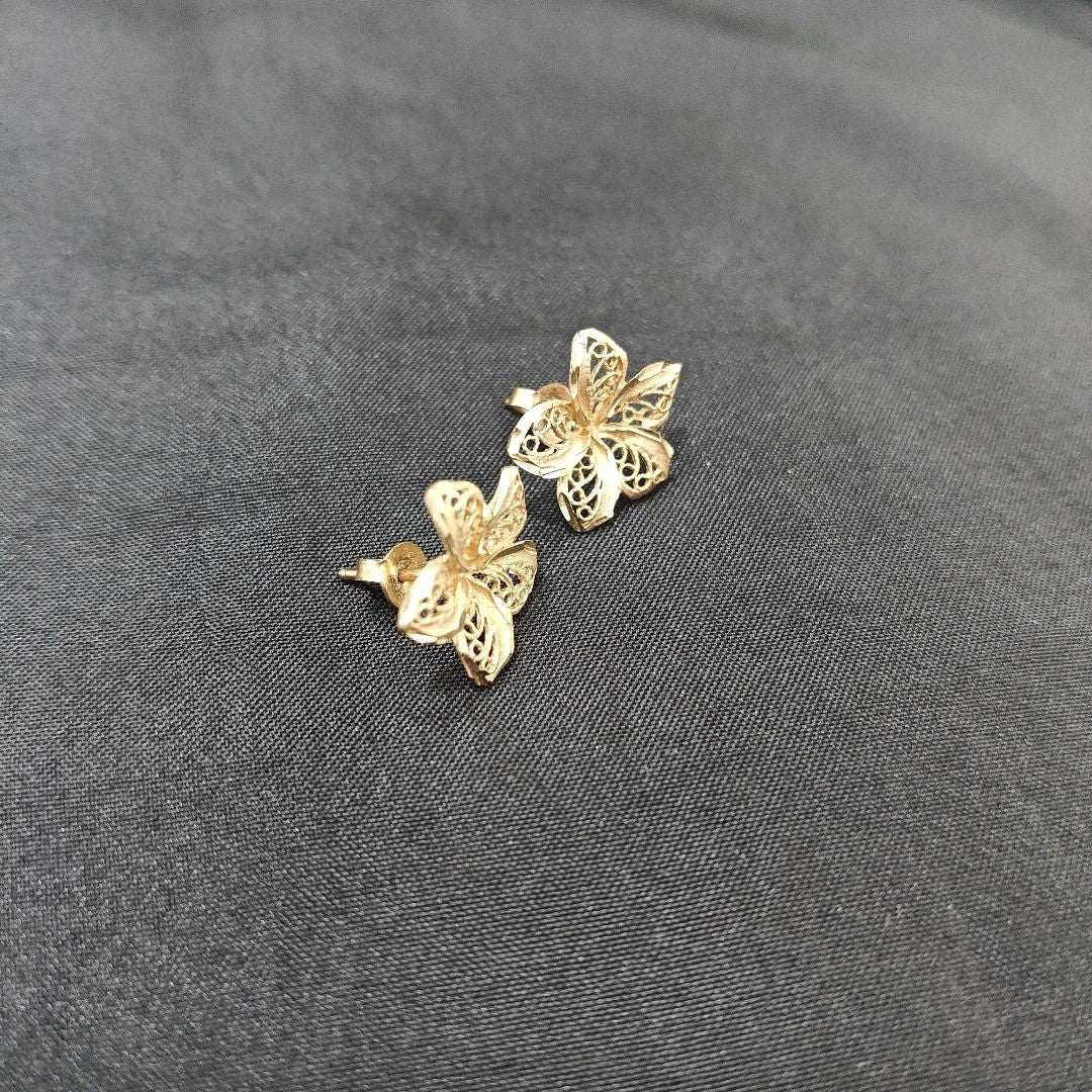 ARETES PAR ORO 14 K 2,00 GRMS (SEMINUEVO)