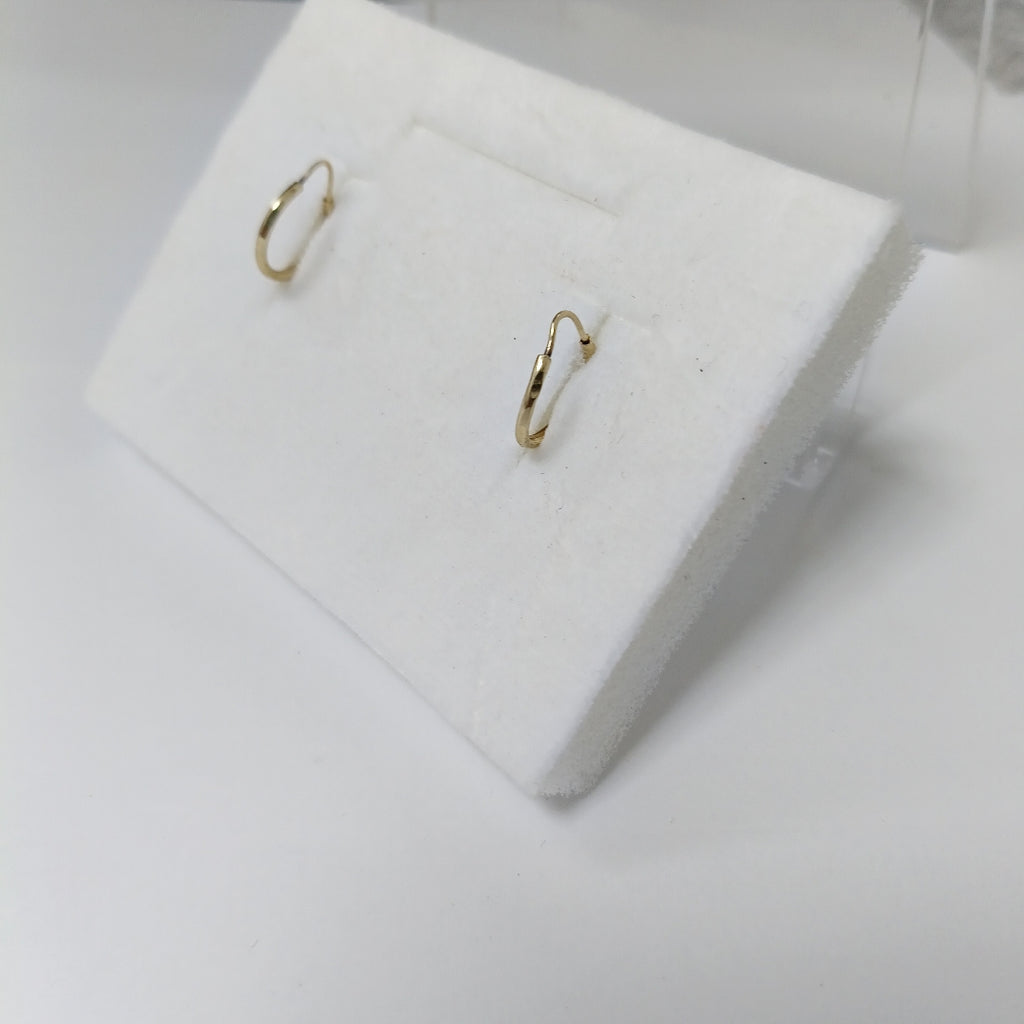 ARRACADAS PAR ORO 14 K 0,50 GRMS (SEMINUEVO)
