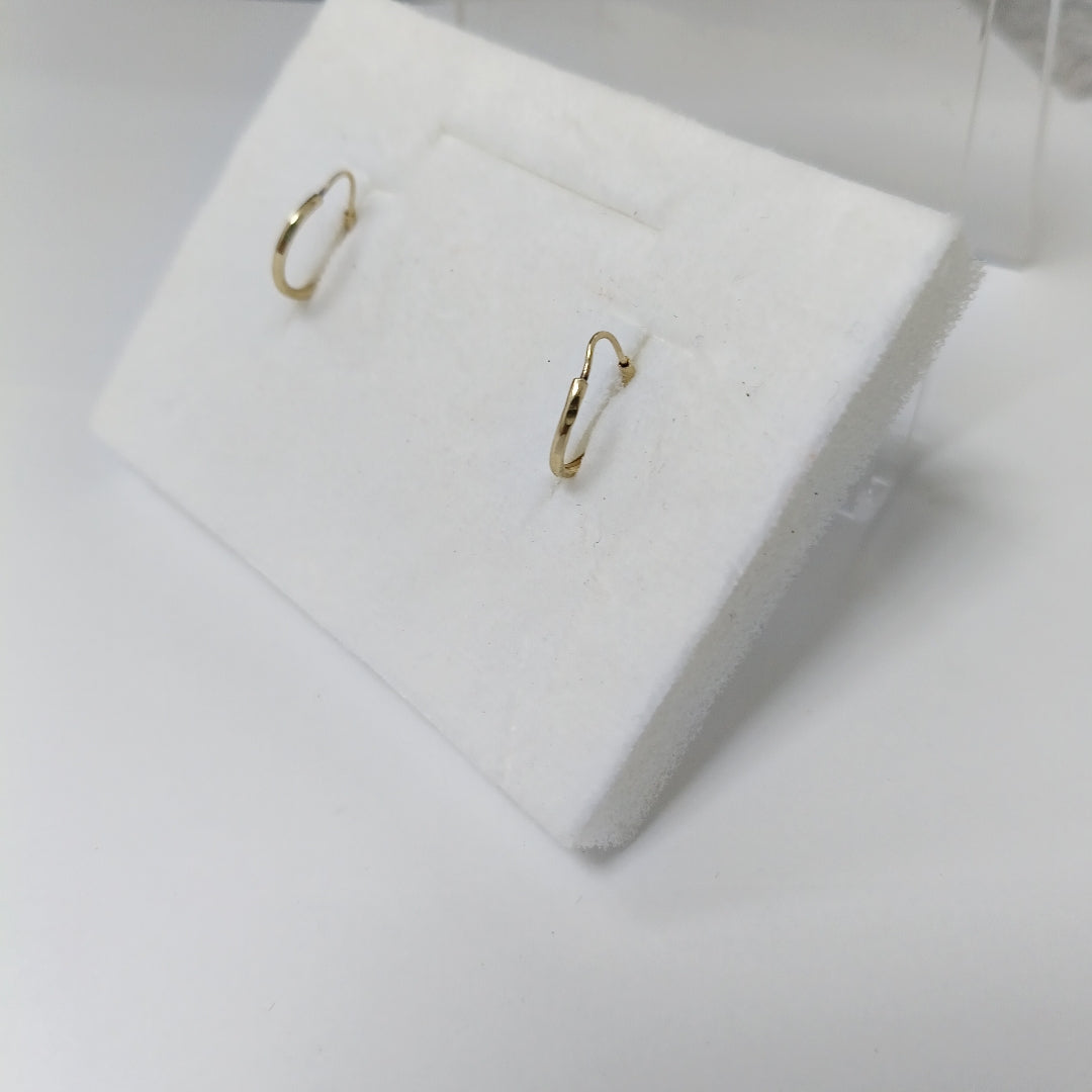 ARRACADAS PAR ORO 14 K 0,50 GRMS (SEMINUEVO)