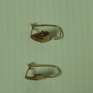 ARETES PAR ORO 10 K 1,00 GRMS (SEMINUEVO)