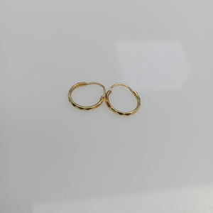 ARRACADAS PAR ORO 10 K 0,70 GRMS (SEMINUEVO)
