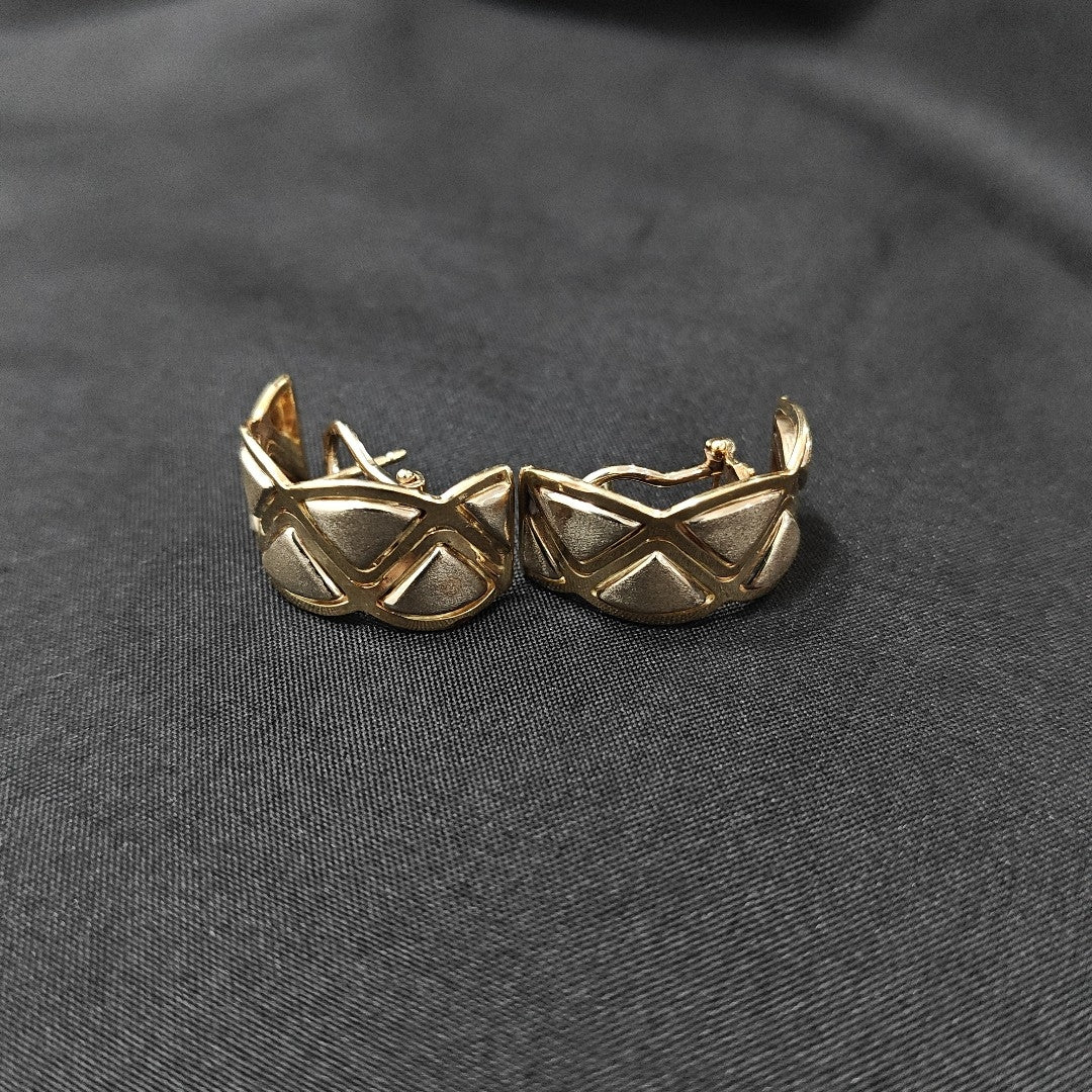 ARETES PAR ORO 14 K 7,50 GRMS (SEMINUEVO)