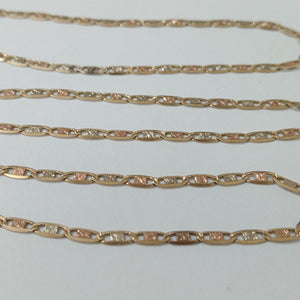 CADENA. ORO, ORO COMBINADO. 10 K 4.6 GRMS (SEMINUEVO)