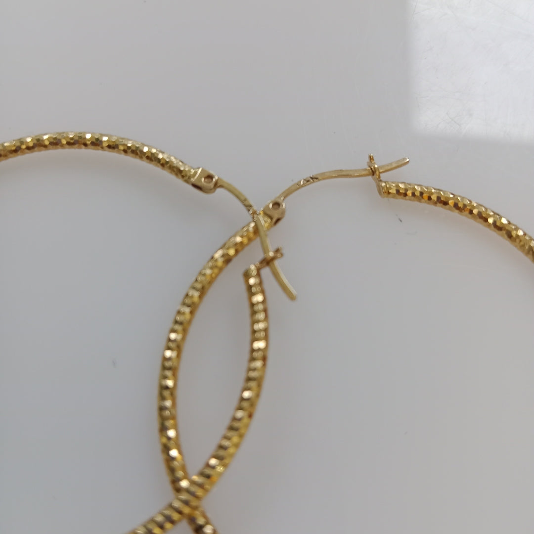 ARRACADAS PAR ORO 14 K 4,80 GRMS (SEMINUEVO)