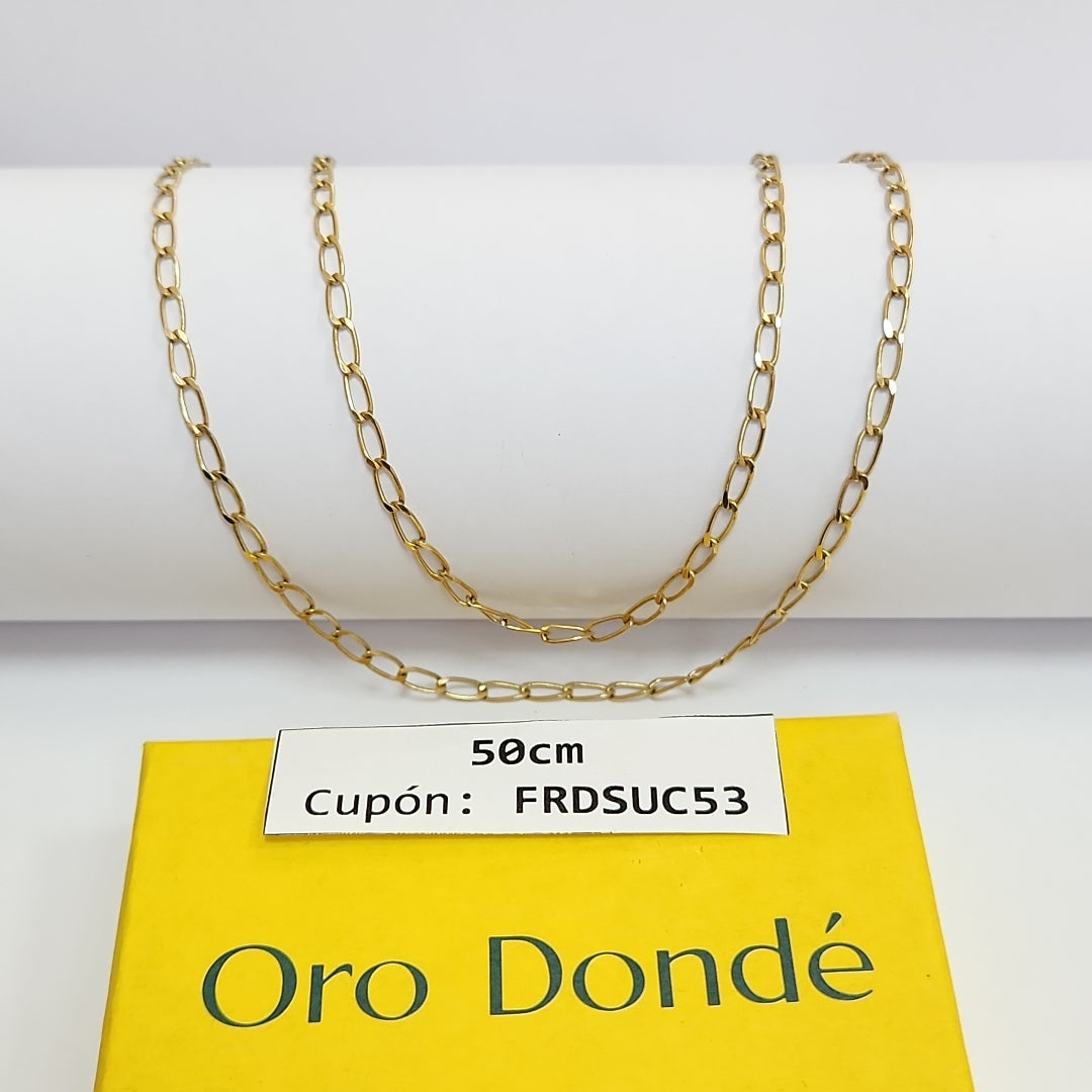 CADENA. ORO. 14 K 4.6 GRMS (SEMINUEVO)