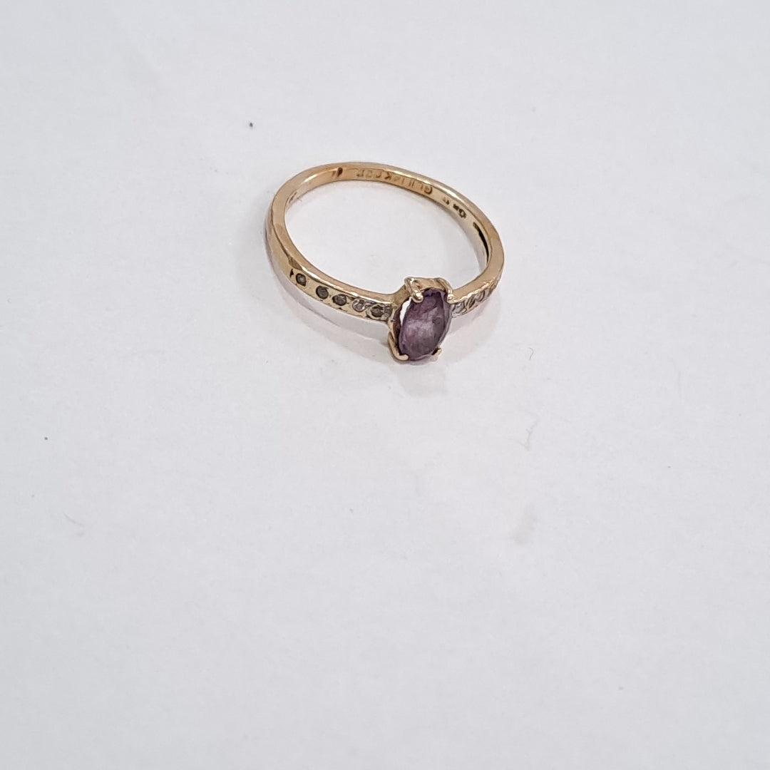 ANILLO ORO 10 K 1,20 GRMS (SEMINUEVO)