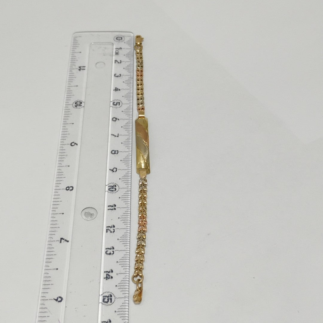 ESCLAVA ORO,ORO COMBINADO 10 K 2,50 GRMS (SEMINUEVO)