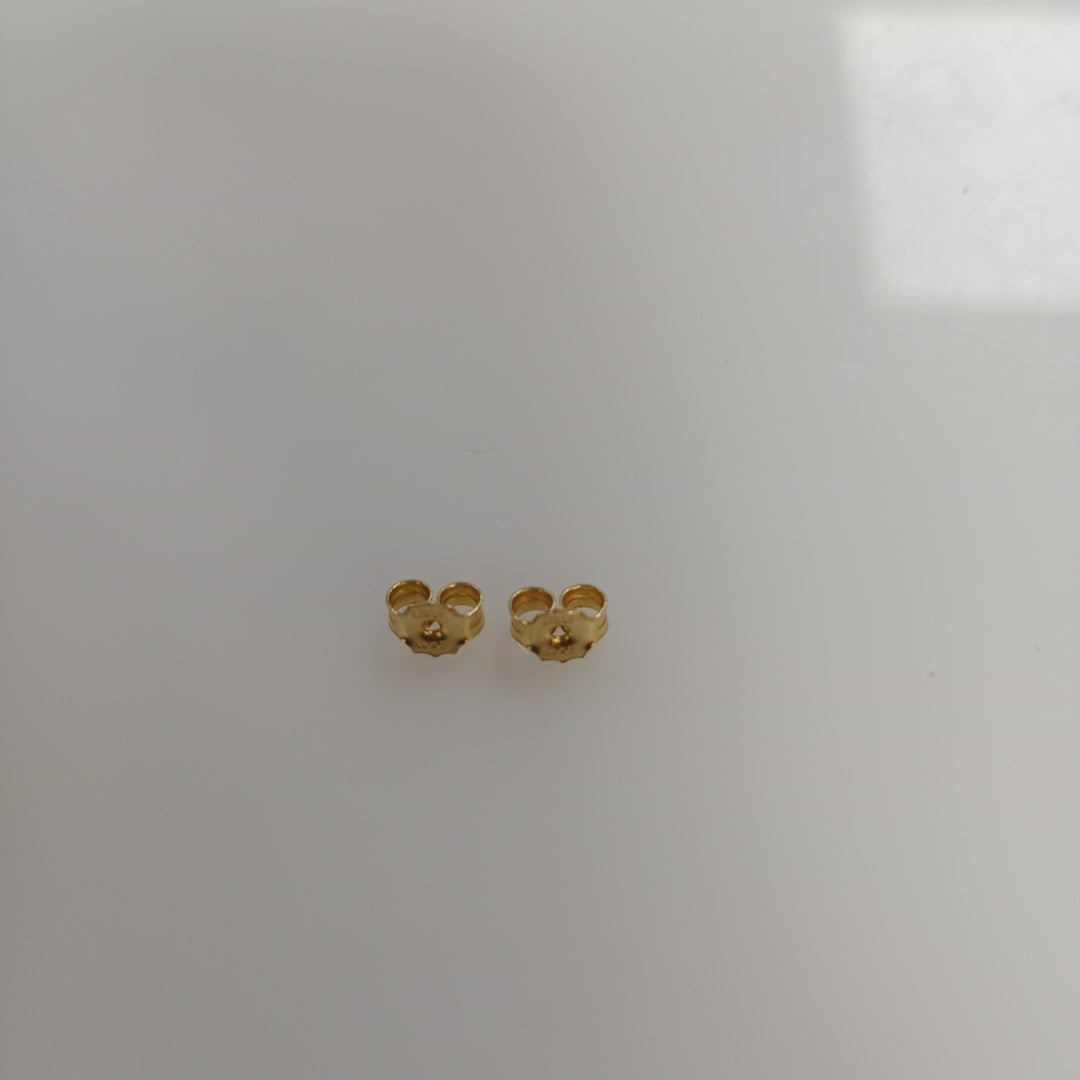 BROQUELES PAR ORO 14 K 0,60 GRMS (SEMINUEVO)