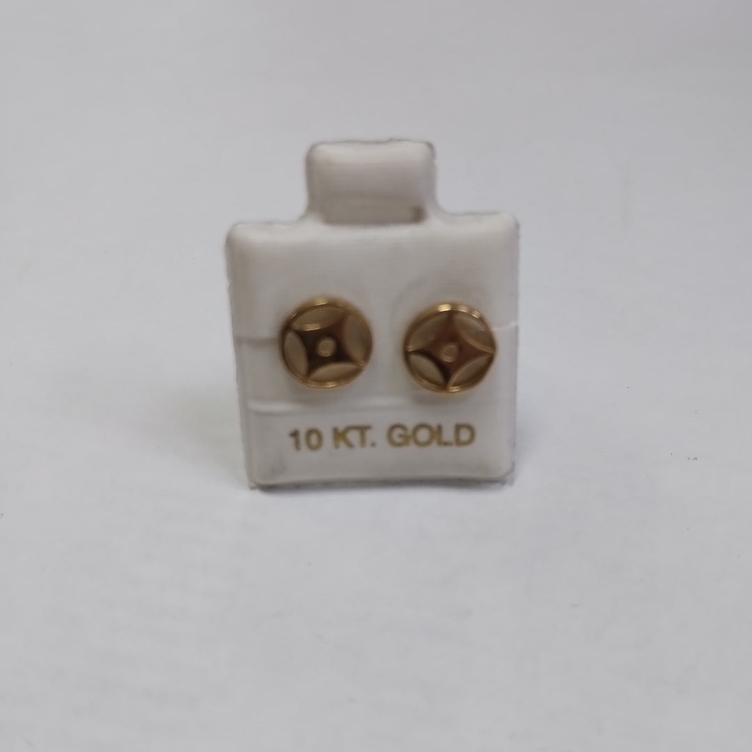 BROQUELES ORO 10K 1 (NUEVO)