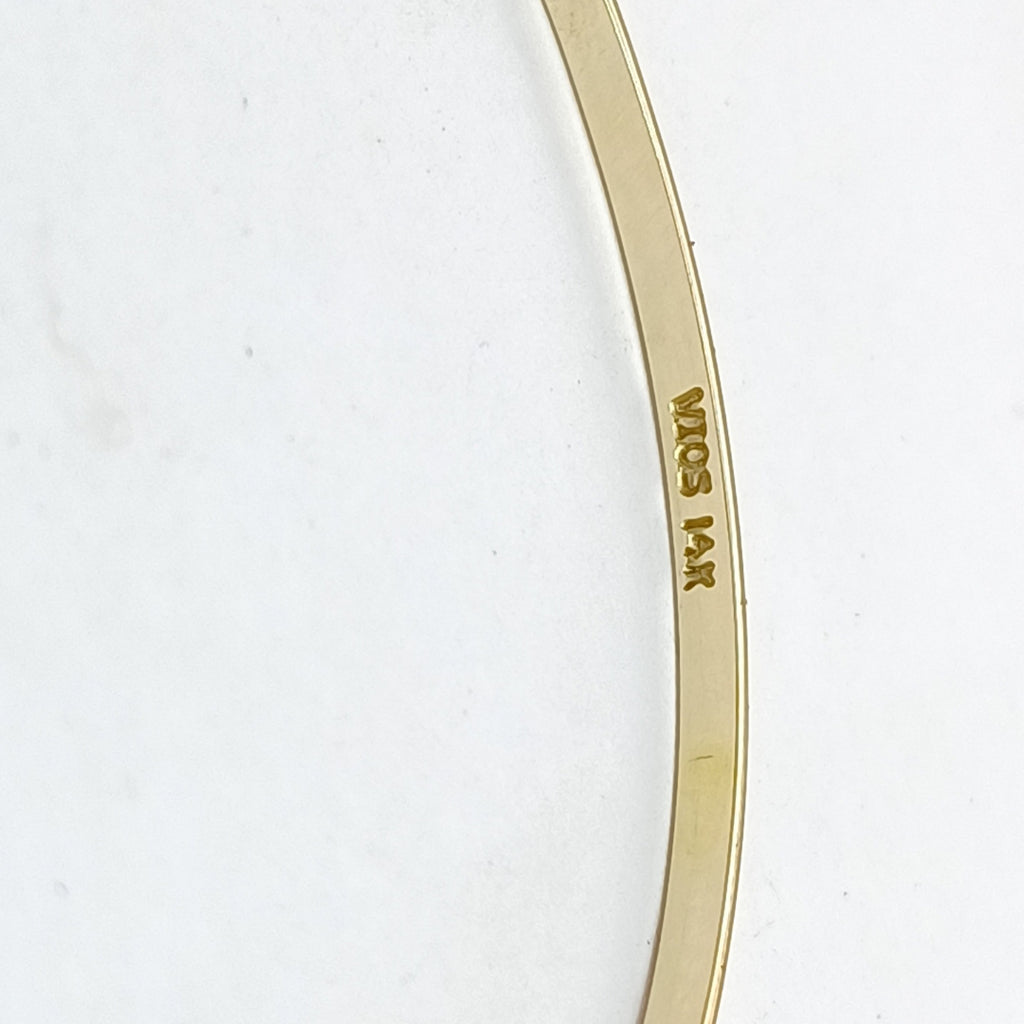 PULSERA RIGIDA ORO 14 K 3,80 GRMS (SEMINUEVO)