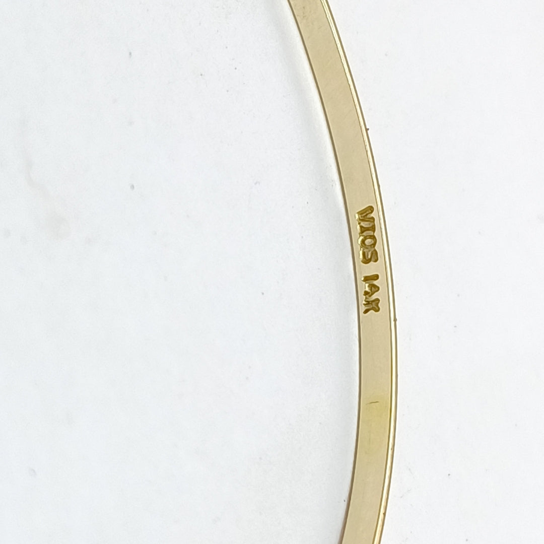 PULSERA RIGIDA ORO 14 K 3,80 GRMS (SEMINUEVO)