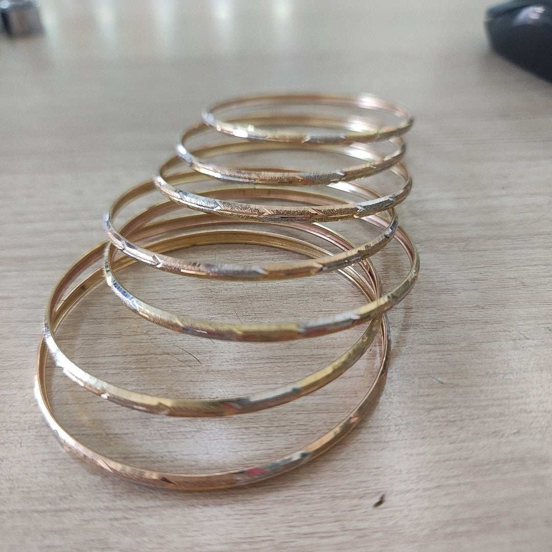 SEMANARIO DE PULSERAS. ORO. 14 K 28.8 GRMS (SEMINUEVO)