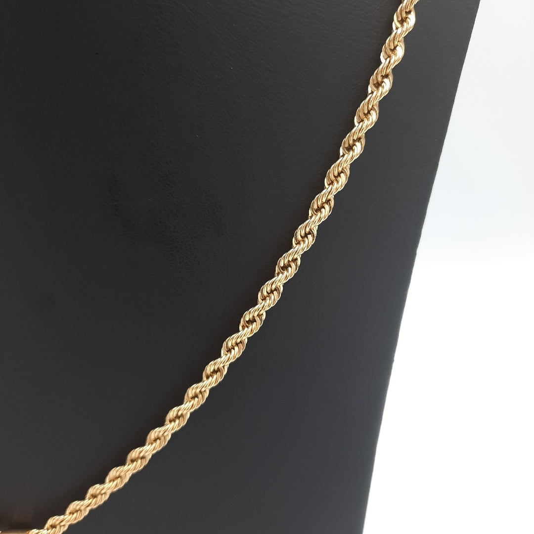 CADENA, CRUCIFIJO. ORO. 18 K 11.4 GRMS (SEMINUEVO)