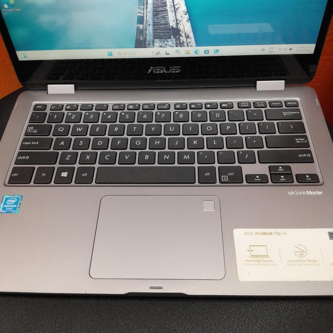 LAPTOP ASUS VIVOBOOK FLIP 14 TP401M (2020) 128 GB EMMC 4 GB RAM (SEMINUEVO)