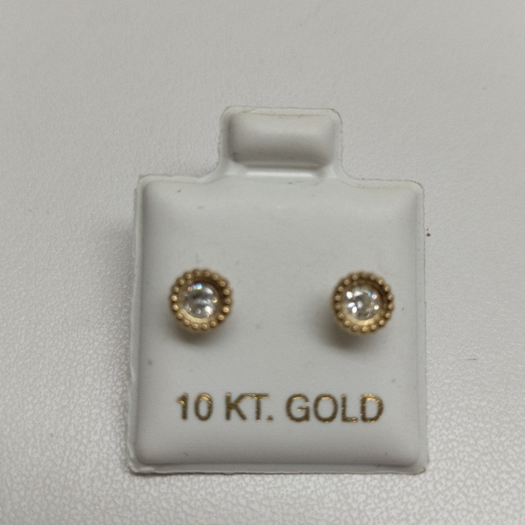 BROQUELES ORO 10K 1 (NUEVO)