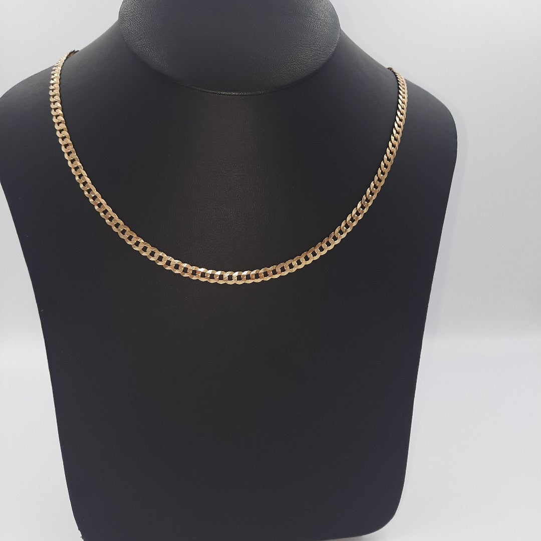 AHOGADOR, CADENA. ORO. 14 K 13.3 GRMS (SEMINUEVO)