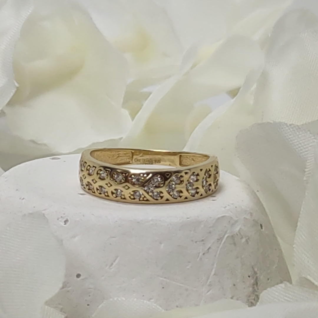 ANILLOS DAMA ORO 14K 2 (NUEVO)