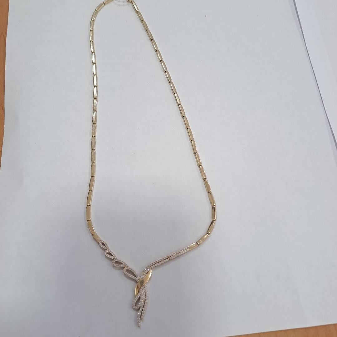 GARGANTILLA. ORO. 14 K 9.2 GRMS (SEMINUEVO)