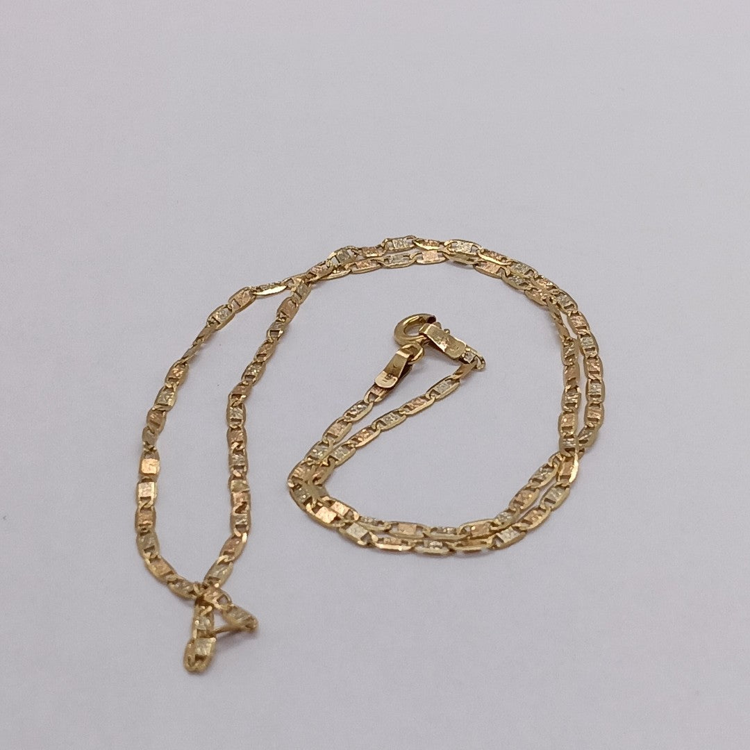 CADENA. ORO. 14 K 2.4 GRMS (SEMINUEVO)