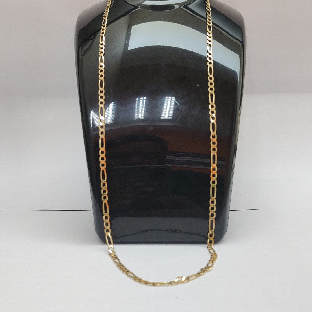 CADENAS CARTIER 3*1 AMARILLA ORO 14K 8.5 (NUEVO)