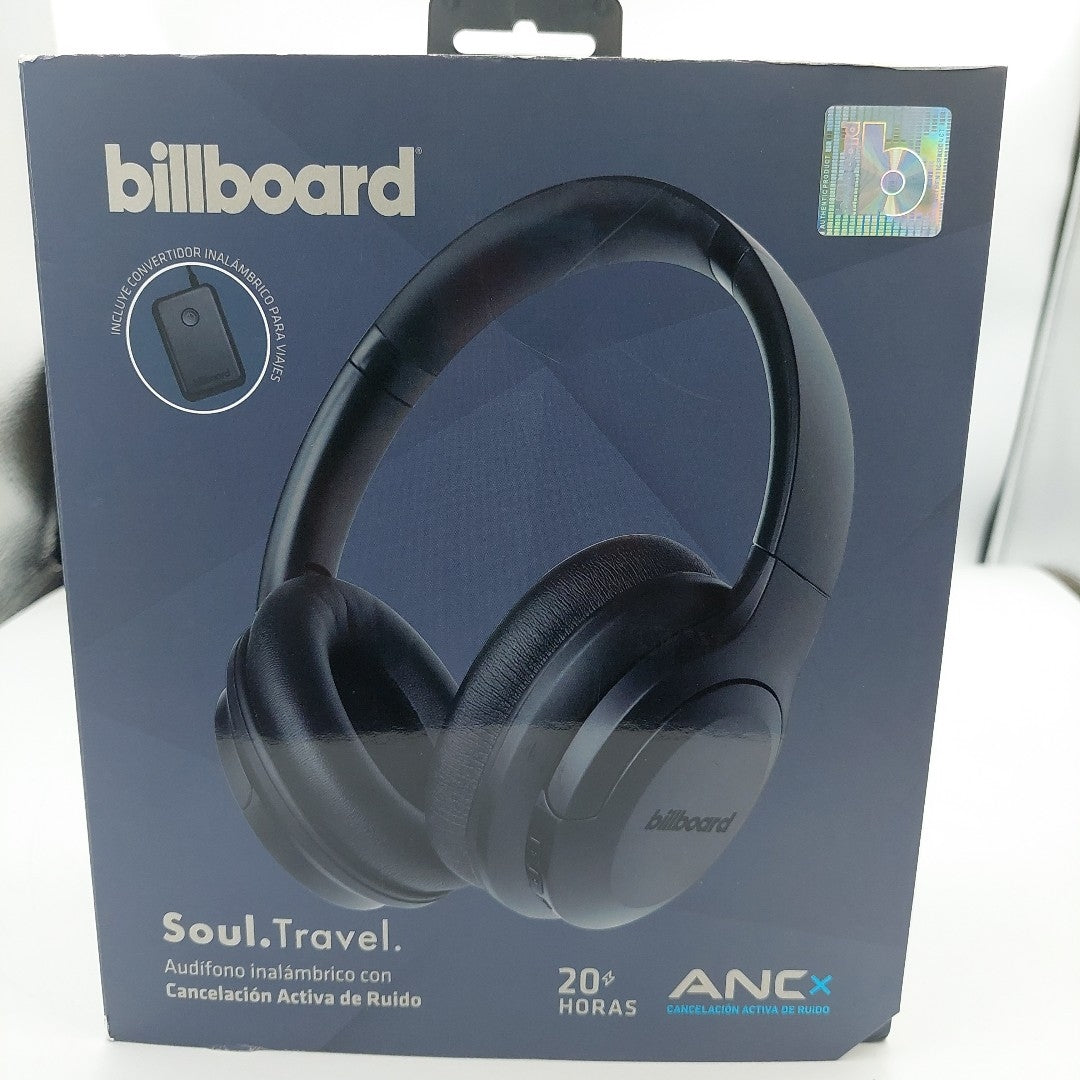 AUDIFONOS BILLBOARD SOUL TRAVEL BB-H36366 INALAMBRICO OVER EAR (SEMINUEVO)
