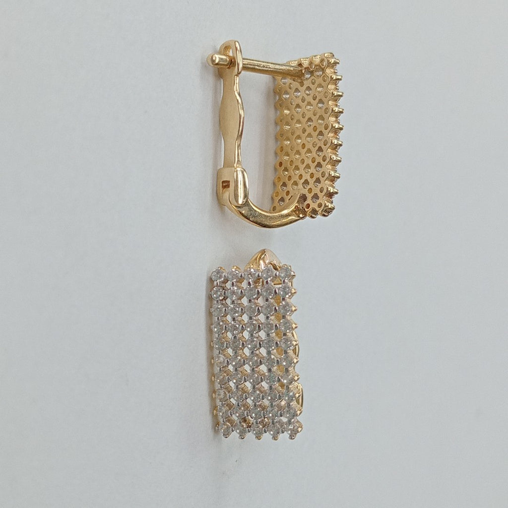 BROQUELES ORO 14K 3.2 (NUEVO)