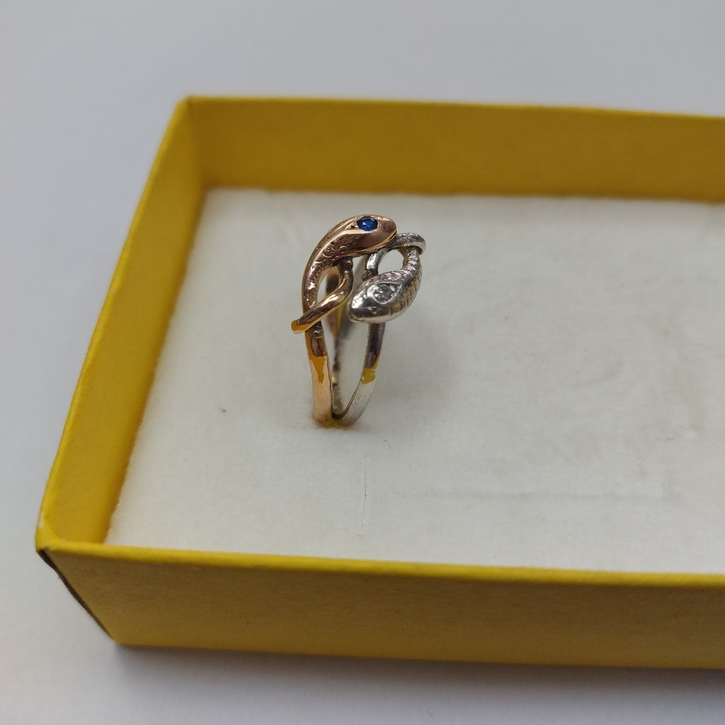 ANILLITO ORO,PLATINO 14 K 2,90 GRMS (SEMINUEVO)