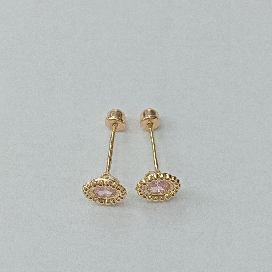 BROQUELES ORO 14K 1 (NUEVO)