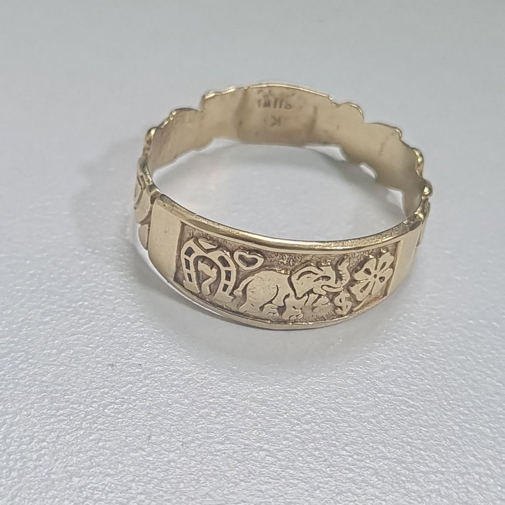 ANILLO. ORO. 14 K 2.6 GRMS (SEMINUEVO)